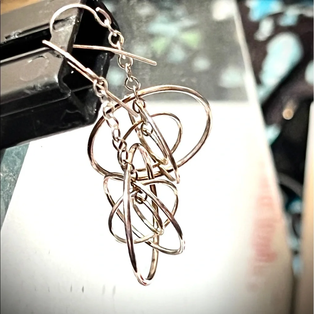 Sterling silver (925) Earrings - Picture 3 of 7